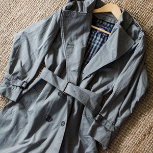 1970s Grey Burberry Trench (Great Condition) with Wool Insert